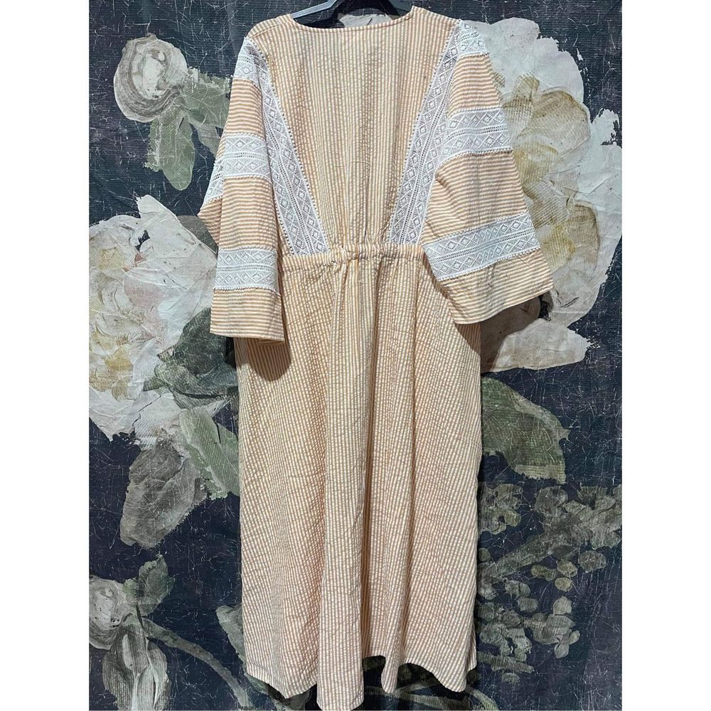 New Anthropologie c Rahi Stripe Kimono One Size - Picture 2 of 4